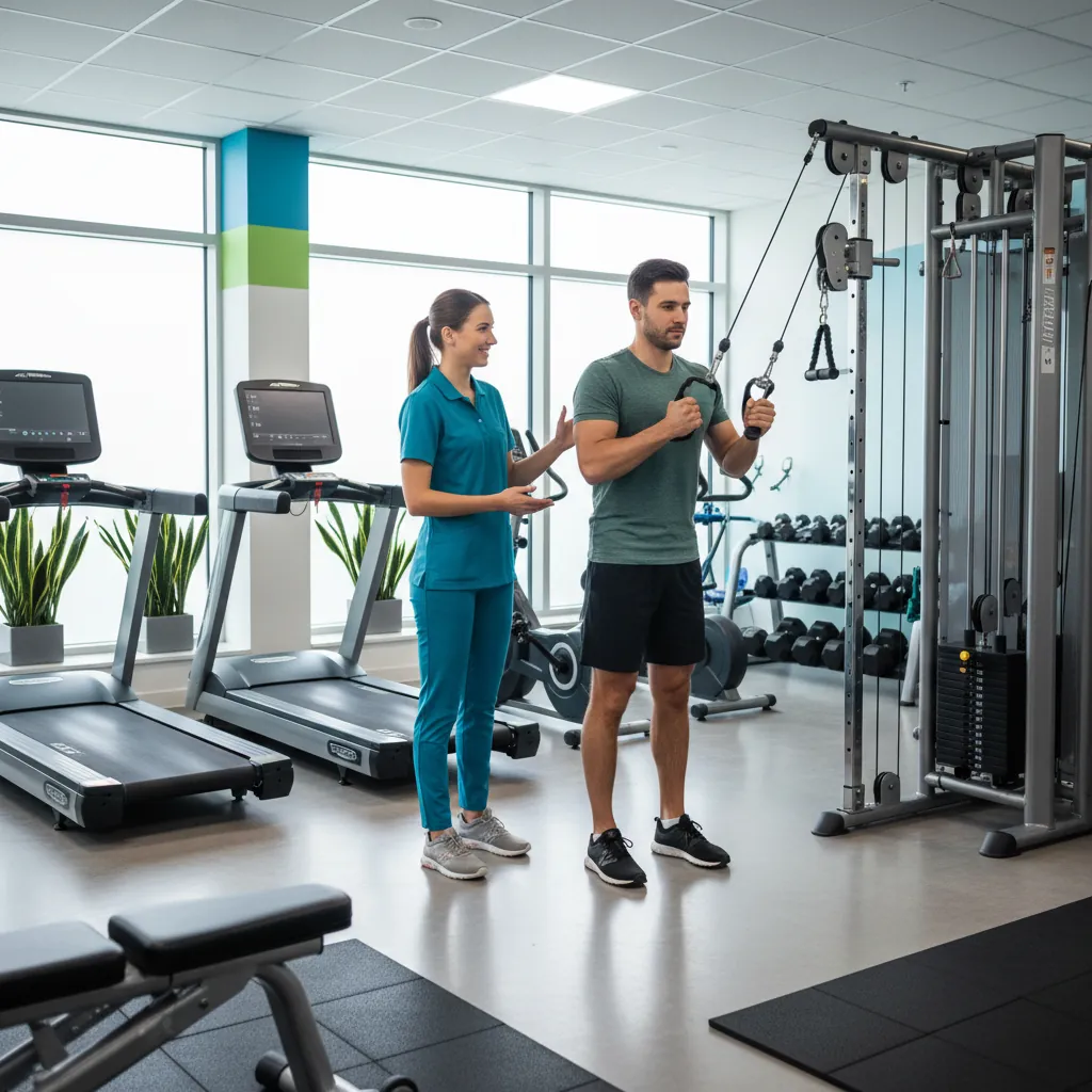 Medische fitness onder begeleiding fysiotherapeut